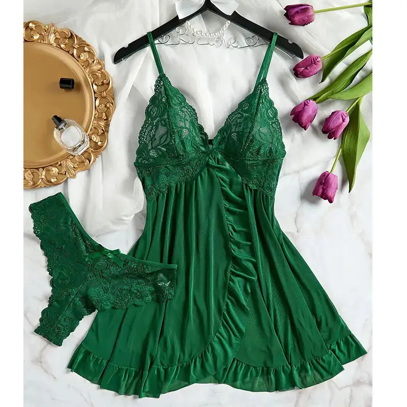 Sexy Lingerie Dress Women Lace